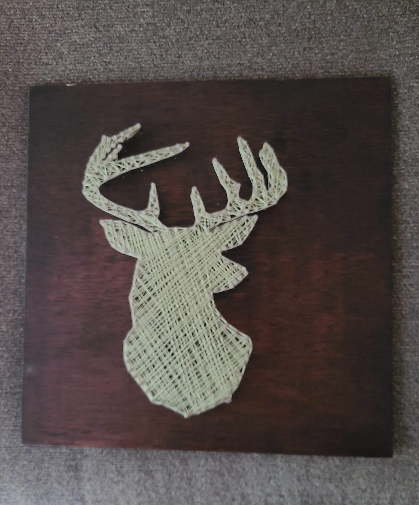 String Art Deer Head - Feathering The Nest Fundraiser & Auction